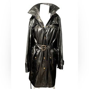 Burberry Leather Trench Coat